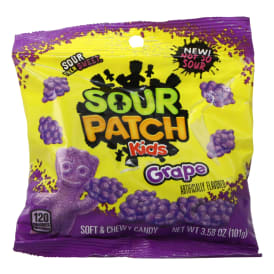 SOUR PATCH KIDS GRAPE 12/5 OZ BAG/142G
