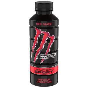 MONSTER HYDRO SUPER SPORT RED DAWG 12/20 FL OZ/592ML
