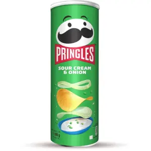 PRINGLES POTATO CHIPS WITH SOUR CREAM AND ONION FLAVOR 40G